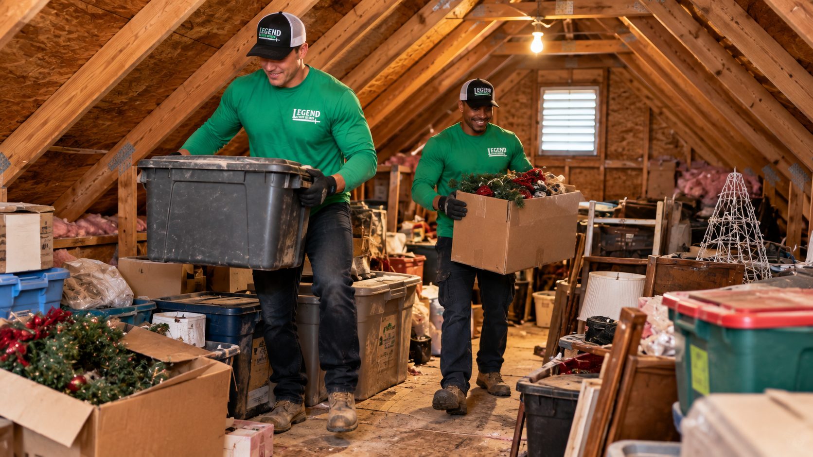 Attic Cleanout in Spokane