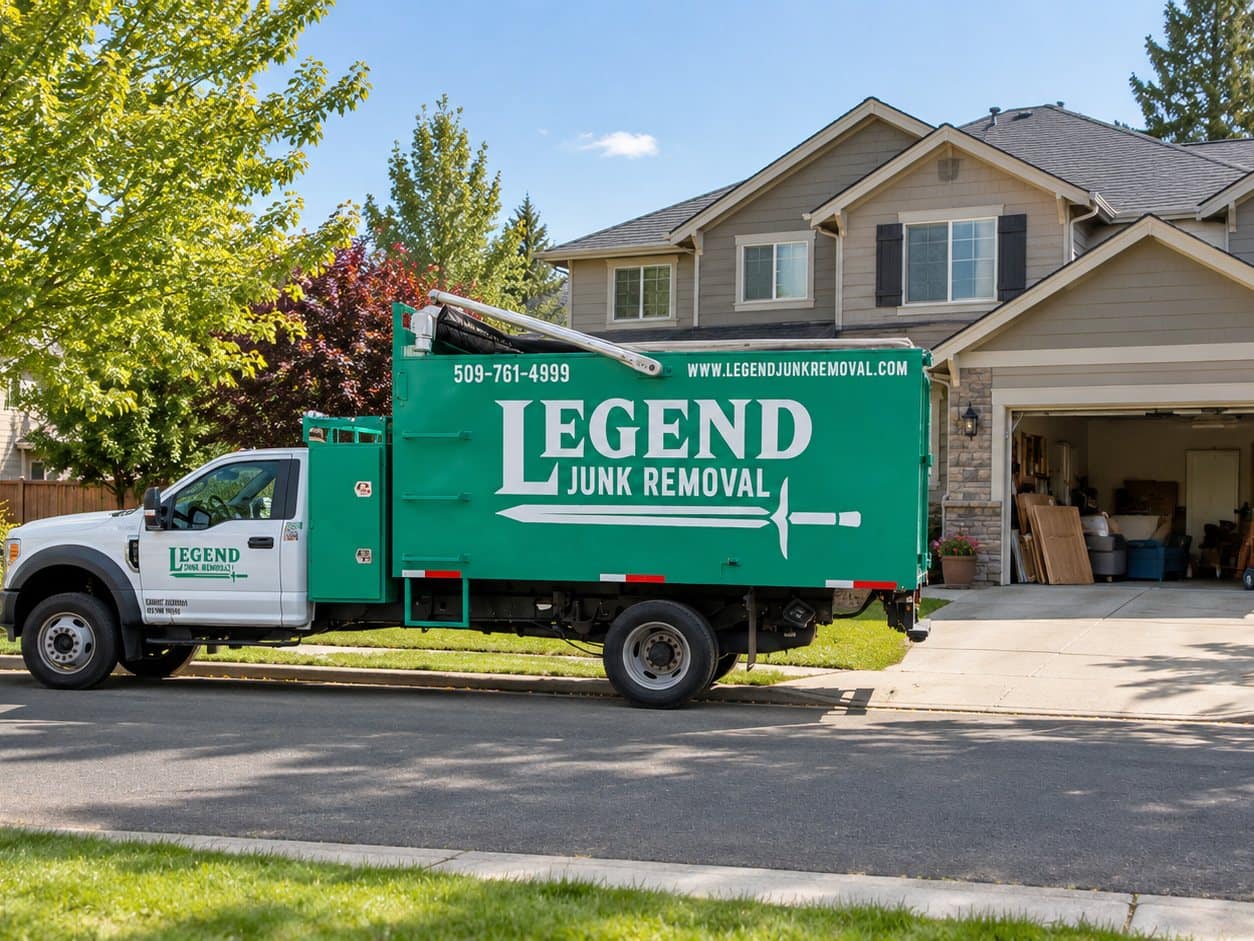 The Legend Junk Removal crew in Spokane