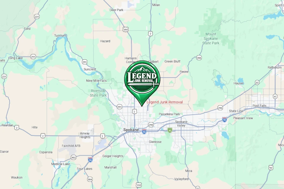 Legend Junk Removal map